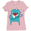 monster hearts you Ladies Fitted T-Shirt