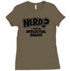 nerd Ladies Fitted T-Shirt