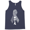 fallen soldier ribbon never forget military Tank Top