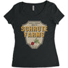 World Famous Beets Schrute Farms Women's Triblend Scoop T-shirt