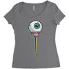 deliciously creepy Women's Triblend Scoop T-shirt
