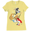 revenge of the damsels Ladies Fitted T-Shirt