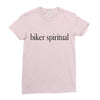 biker spiritual Ladies Fitted T-Shirt