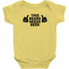 beard t shirt funny t shirt beer tshirt cool shirt mens tshirt austin Baby Onesie