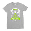 vegan pride! Ladies Fitted T-Shirt