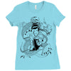 japanese dragon Ladies Fitted T-Shirt