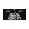 Scorpio Woman License Plate