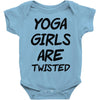 yoga girls are twisted Baby Onesie