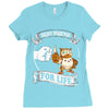new owl best friend for life Ladies Fitted T-Shirt