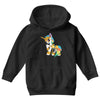 Robotic Baby Unicorn Youth Hoodie