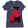 scarlxrd grime Ladies Fitted T-Shirt