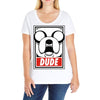 dude Ladies Curvy T-Shirt