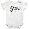 pray for the olsens Baby Bodysuit