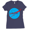 logic nasa Ladies Fitted T-Shirt
