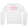 on wednesdays we smash the patriarchy Crewneck Sweatshirt