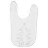 lit af christmas tree Baby Bibs