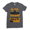 My Wife Is Super Awesome Her Husband Ladies Fitted T-Shirt
