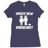 under new management stag night wedding mens Ladies Fitted T-Shirt