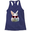 Easter Bunny Face Too Hip To Hop Racerback Tank
