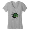 Hulk Fist Women's V-Neck T-Shirt