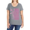 breast cancer Ladies Curvy T-Shirt