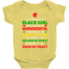 i'm not just a black girl Baby Bodysuit