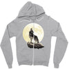 howl at the moon Zipper Hoodie
