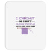i crochet so i don't choke people save a life, send yarn Mousepad