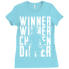 winner winner chicken dinner 3 Ladies Fitted T-Shirt