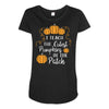 i teach the cutest pumpkins in the patch Maternity Scoop Neck T-shirt