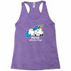 sad unicorn Racerback Tank