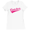 gay pride catcher funny Ladies Fitted T-Shirt