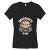saitama's gym Women's V-Neck T-Shirt