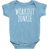 workout junkie Baby Onesie