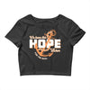 We Have This Hope As an Anchor Uterine-Endometrial Cancer Awareness Crop Top
