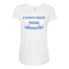 I Love Someone with Stomach Cancer to The Moon and Back to Infinity Maternity Scoop Neck T-shirt