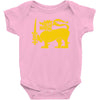 sri lanka international  national country lion sport flag Baby Bodysuit