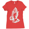 pray Ladies Fitted T-Shirt