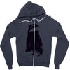 an other moustache Zipper Hoodie
