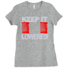 keep it lowered Ladies Fitted T-Shirt