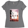 Surf Paradise City Women's Triblend Scoop T-shirt