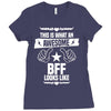 Awesome Bff Looks Like Ladies Fitted T-Shirt