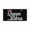 queen libra License Plate