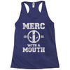 merc with a mouth Racerback Tank