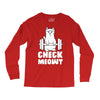 gym cat workout Long Sleeve Shirts