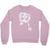 a skeleton crawling Crewneck Sweatshirt