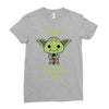 too cute i am Ladies Fitted T-Shirt