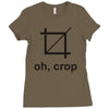 oh crop Ladies Fitted T-Shirt