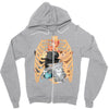 cats İn rib Zipper Hoodie