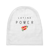 latina power with cute heart Baby Beanies